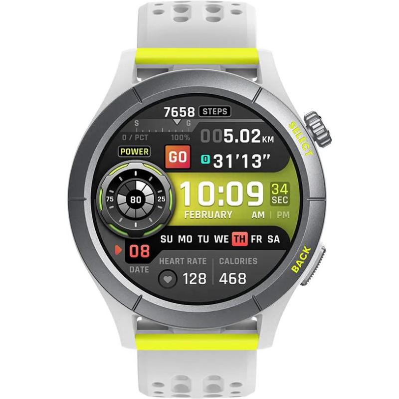 Amazfit Cheetah 3 53 cm 1.39 AMOLED 46.7 mm Digital 454 x 454 Pixel Touchscreen Grau GPS Trippodo