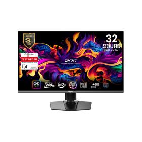 MSI MPG 321URXDE QD-OLED computer monitor 80 cm (31.5") 3840 x 2160 pixels 4K Ultra HD QDOLED Black