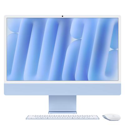 Apple iMac 24-inch with Retina 4.5K display  M4 chip with 10‑core CPU and 10‑core GPU, 16GB, 512GB SSD - Blue