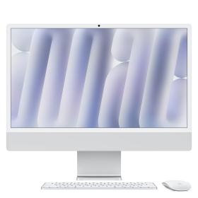 Apple iMac 24-inch with Retina 4.5K display  M4 chip with 10‑core CPU and 10‑core GPU, 16GB, 512GB SSD - Silver