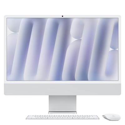 Apple iMac 24-inch with Retina 4.5K display  M4 chip with 10‑core CPU and 10‑core GPU, 16GB, 512GB SSD - Silver