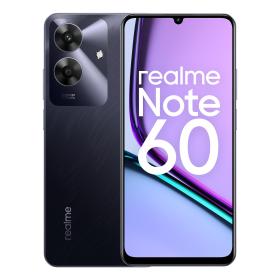 realme Note 60 17,1 cm (6.74") SIM doble Android 14 4G USB Tipo C 4 GB 128 GB 5000 mAh Negro, Color mármol