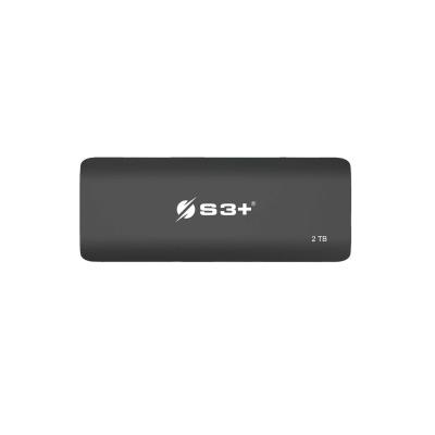 S3Plus Technologies Zenith PRO Black 2 To USB Type-C 3.2 Gen 2 (3.1 Gen 2) Noir