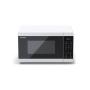 Sharp YC-MG02E-W forno a microonde Blu, Bianco Superficie piana 20 L 800 W