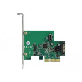 DeLOCK Carte PCI Express x4 vers 1 x interne USB 3.2 Gen 2 clé A 20 broches femelles