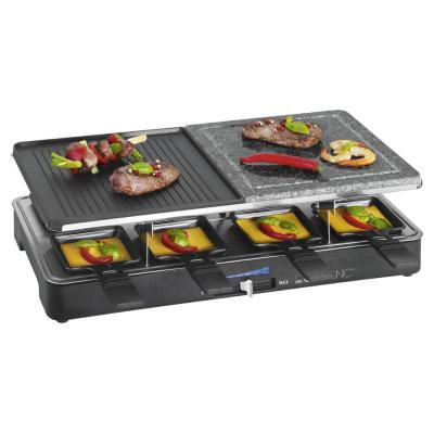 Clatronic RG 3518 griglia per raclette 1400 W Nero