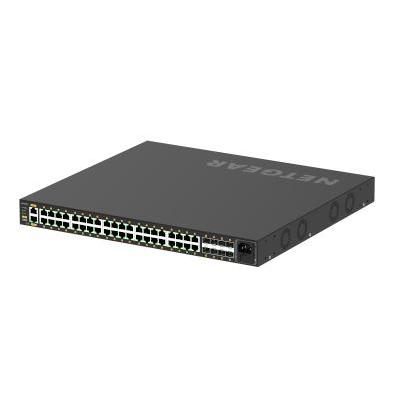 NETGEAR GSM4248PX-100EUS network switch Managed L2 L3 L4 Gigabit Ethernet (10 100 1000) Power over Ethernet (PoE) Black