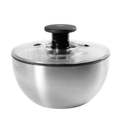 OXO 1071497 salad spinner Stainless steel Button