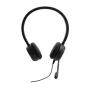 Lenovo Pro Wired Stereo VOIP Auriculares Alámbrico Diadema Oficina Centro de llamadas Negro