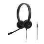 Lenovo Pro Wired Stereo VOIP Auriculares Alámbrico Diadema Oficina Centro de llamadas Negro