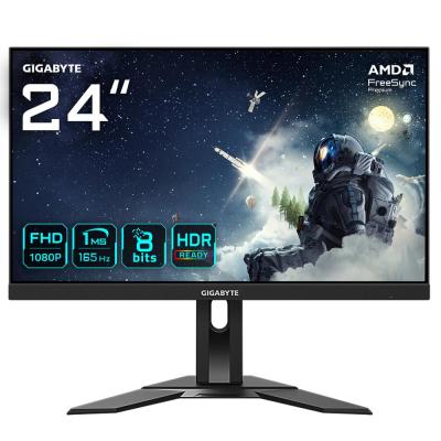 GIGABYTE G24F 2 24" FHD Gaming Monitor - 1920 x 1080, 165Hz, 1ms, 300 cd m², AMD FreeSync Premium, HDR Ready, Displayport 1.2,