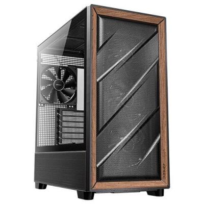 Antec 0-761345-10133-2 carcasa de ordenador Midi Tower Negro, Madera