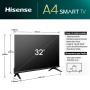 Hisense 32A4N Fernseher 81,3 cm (32") HD Smart-TV WLAN Schwarz 200 cd m²