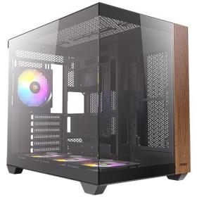 Antec CX800 Midi Tower Schwarz, Holz