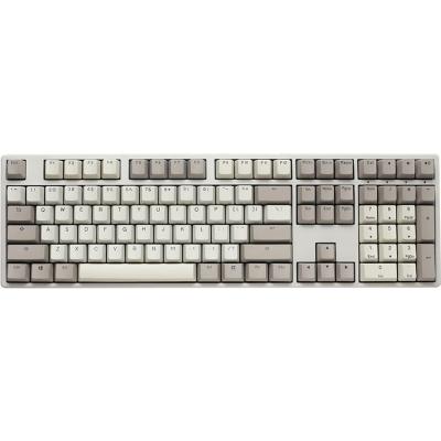 Ducky Origin Vintage Tastatur Universal USB QWERTY Englisch Grau