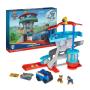 PAW Patrol , Lookout Tower, Hauptquartier Spielset mit 1 Chase Basis Fahrzeug, 2 Chase Figuren und Zubehör