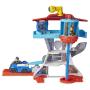 PAW Patrol , Lookout Tower, Hauptquartier Spielset mit 1 Chase Basis Fahrzeug, 2 Chase Figuren und Zubehör