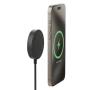 mophie Qi2 Magnetic Charger Smartphone Schwarz USB Kabelloses Aufladen Schnellladung Drinnen