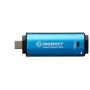 Kingston Technology IronKey Vault Privacy 50 unidad flash USB 128 GB USB Tipo C 3.2 Gen 1 (3.1 Gen 1) Negro, Azul