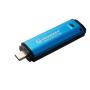 Kingston Technology IronKey Vault Privacy 50 unidad flash USB 128 GB USB Tipo C 3.2 Gen 1 (3.1 Gen 1) Negro, Azul