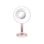 BaByliss LED Beauty Mirror specchietto per trucco Libera installazione Rotondo Rosa