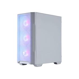 MSI MAG FORGE M100R Midi Tower Transparente, Blanco