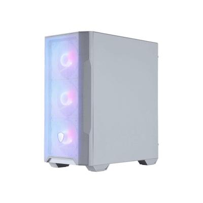 MSI MAG FORGE M100R Midi Tower Transparent, Weiß