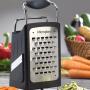 Microplane 34006 Box grater Black, Stainless steel