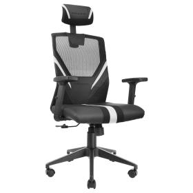 Mars Gaming MGC-ERGO Universal-Gamingstuhl Gepolsterter Sitz Weiß, Schwarz