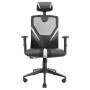 Mars Gaming MGC-ERGO Blanco Silla Gaming Ergonómica Malla Transpirable Soporte Ajustable Cervical + Lumbar + Reposabrazos