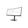 Lenovo ThinkVision T34w-30 LED display 86,4 cm (34") 3440 x 1440 Pixel Wide Quad HD Schwarz