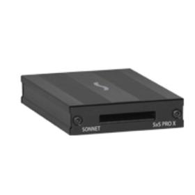 Sonnet SxS PRO X card reader Thunderbolt 3 Black