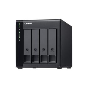 QNAP TL-D400S caja para disco duro externo Carcasa de disco duro SSD Negro, Gris 2.5 3.5"