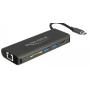 DeLOCK 87721 station d'accueil USB 3.2 Gen 1 (3.1 Gen 1) Type-A Noir