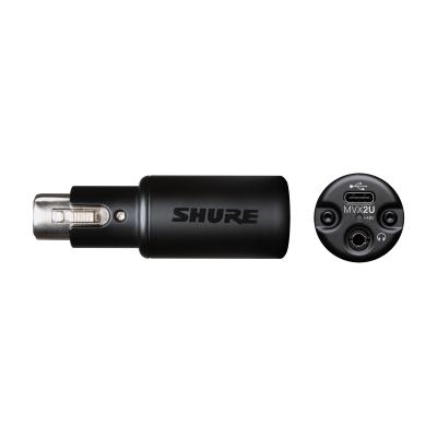 Shure MVX2U interfaz de grabación de audio