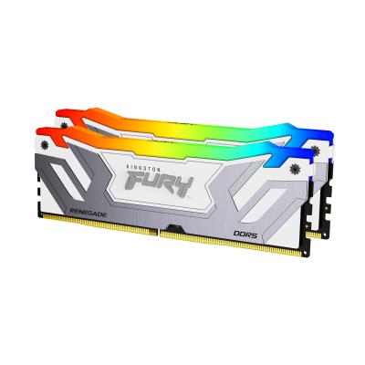 Kingston Technology FURY 48GB 8400MT s DDR5 CL40 CUDIMM (Kit of 2) Renegade RGB White XMP