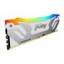 Kingston Technology FURY 48GB 8400MT s DDR5 CL40 CUDIMM (2er-Kits) Renegade RGB Weiß XMP