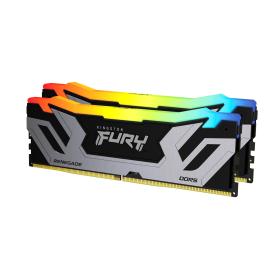 Kingston Technology FURY 48GB 8400MT s DDR5 CL40 CUDIMM (2er-Kits) Renegade RGB Silver XMP