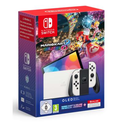 Nintendo 10014484 videoconsola portátil 17,8 cm (7") 64 GB Pantalla táctil Wifi Negro, Blanco