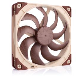 Noctua NF-A14X25 G2 LS-PWM sistema di raffreddamento per computer Case per computer Raffreddatore d'aria 14 cm Beige, Marrone 1