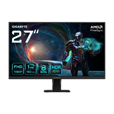 GIGABYTE GS27FA 27" FHD Gaming Monitor - 1920 x 1080, 180Hz, 1ms, 300 cd m², FreeSync, HDR ready, HDMI 2.0