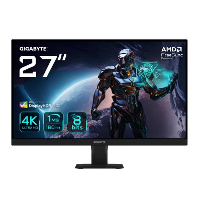 GIGABYTE GS27U 27" Monitor da gioco UHD - 3840 x 2160, 160Hz, 1ms, 350 cd m², Display HDR400, HDMI 2.1, DisplayPort 1.4