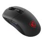 MSI VERSA 300 ELITE WIRELESS mouse Gaming Mano destra RF Wireless + Bluetooth + USB Type-C Ottico 26000 DPI