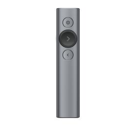 Logitech Spotlight télécommande Bluetooth RF Gris