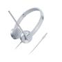 Lenovo 100 Stereo Analogue Headset Auriculares Oficina Centro de llamadas Plata