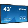 iiyama T4362AS-B1 visualizzatore di messaggi Pannello piatto interattivo 108 cm (42.5") IPS 500 cd m² 4K Ultra HD Nero Touch