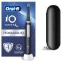 Oral-B iO Spazzolino Elettrico Ricaricabile 4S Nero, 1 Testina Di Ricambio, 1 Custodia Da Viaggio