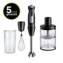 Braun MultiQuick 5 MQ55.254MBK 0,5 L Frullatore ad immersione 1000 W Nero, Acciaio inox