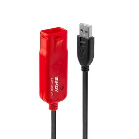 Lindy 42782 cavo USB USB 2.0 12 m USB A Nero