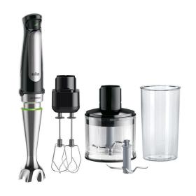 Braun MultiQuick 7 0X22111427 blender Mélangeur par immersion 1000 W Noir, Acier satin